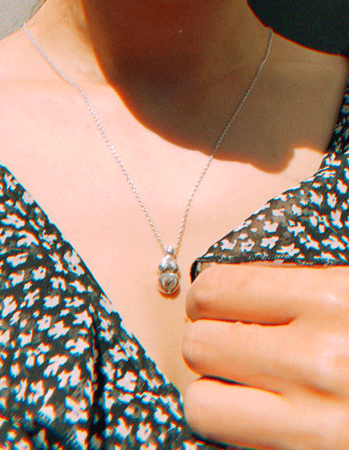 [silver925]Torso Necklace