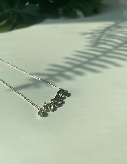 [silver925]Leaf Necklace